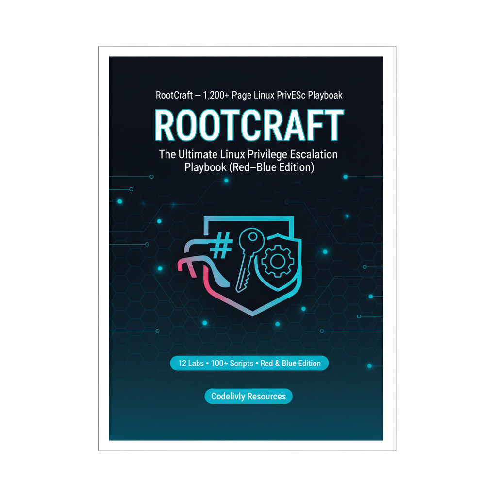 RootCraft: The Ultimate Linux Privilege Escalation Playbook (Red–Blue Edition)